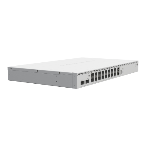 CRS518-16XS-2XQ, 16x 25Gigabit SFP28, 2x100 Gbps QSFP28, RM Switch 19"